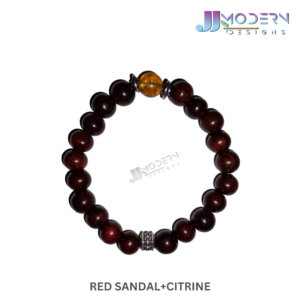 Red Sandal , Citrine Bracelet